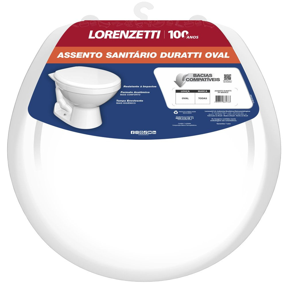Imagem do produto ASSENTO DURATTI PP BR LORENZETTI