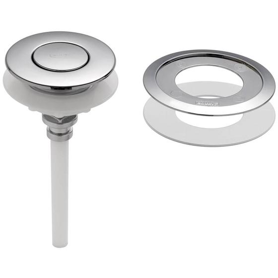 Imagem do produto BOTAO ACIONADOR SUP UNIV METALIZADO P/ CAIXA ACOPLADA BLUKIT