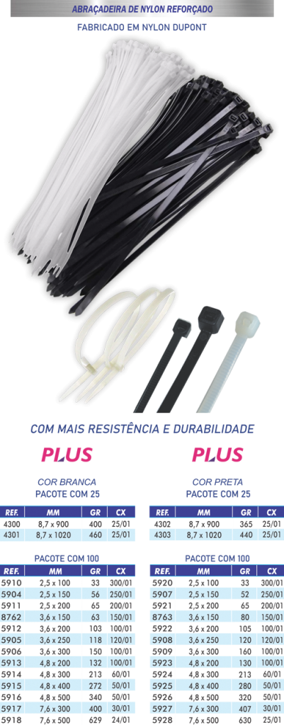 Imagem do produto ABRACADEIRA NYLON BR 2.5X200 3203 LOTUS