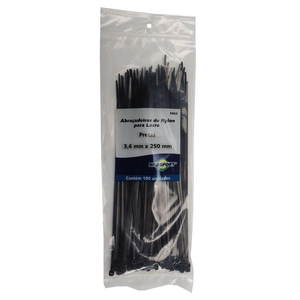 Imagem do produto ABRACADEIRA NYLON PT 3,6X250MM FLEX LOTUS