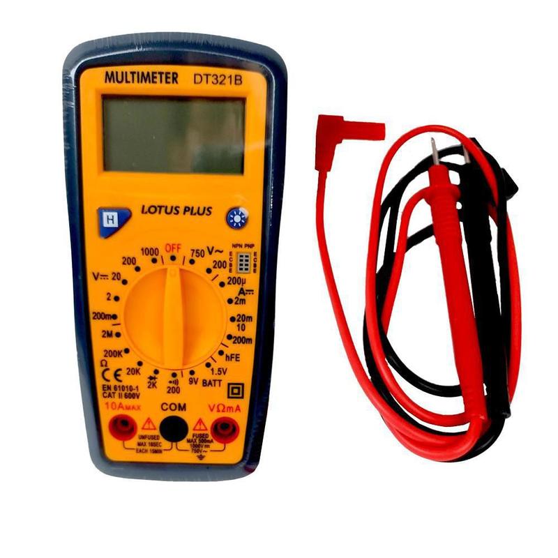 Imagem do produto MULTIMETRO DIGITAL PLUS COM GRAVACAO 3331 LOTUS