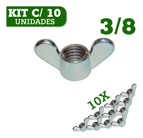 Imagem do produto PORCA BORBOLETA LEVE 3/8 JOMARCA