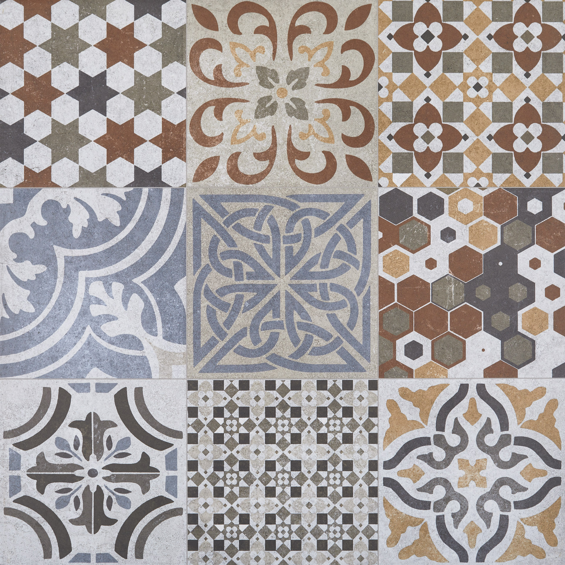 Imagem do produto CERAMICA RET URBANA RETRO MIX 60X60 MATE POINTER