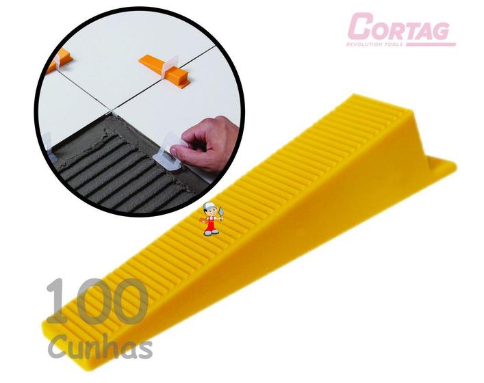 Imagem do produto CUNHA NIVELADORA PISO SLIM C/100 CORTAG