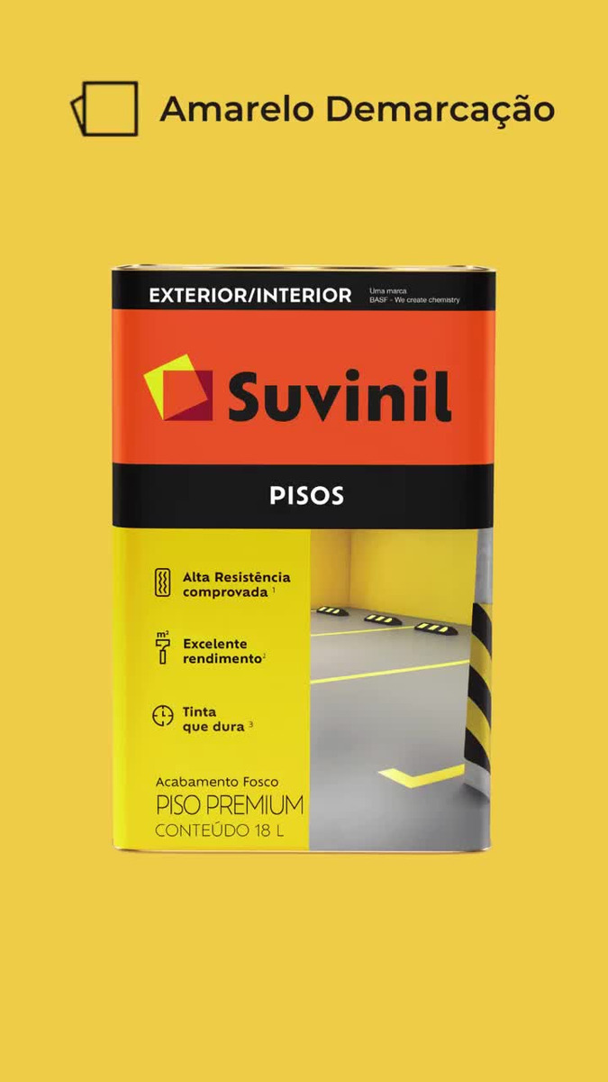 Imagem do produto PISO 18L AMARELO FORTNIL