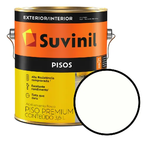 Imagem do produto PISO 3,6L BRANCO FORTNIL
