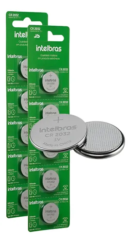 Imagem do produto BATERIA LITHIUM 3V CR2032 INTELBRAS