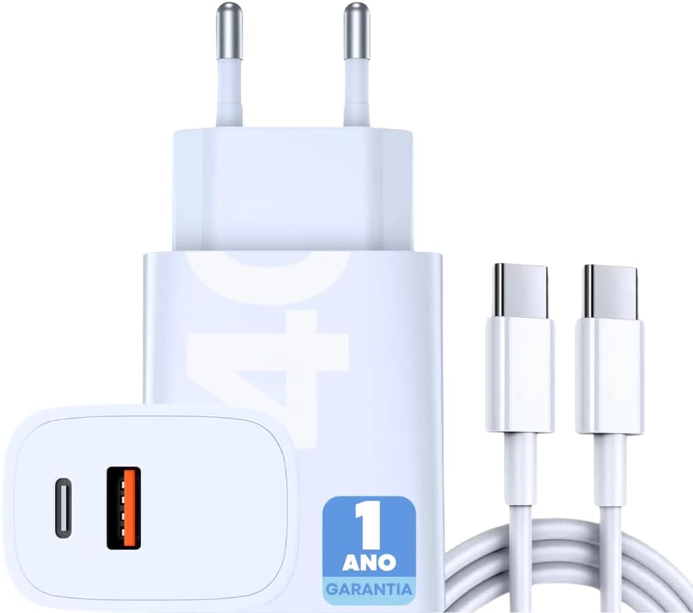 Imagem do produto CARREGADOR C/ CABO TP C 40W 2 ENTRADAS USB C+USB