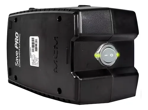 Imagem do produto ESTABILIZADOR 500VA MCM SAVE PRO PRETO BIVOLT/115V