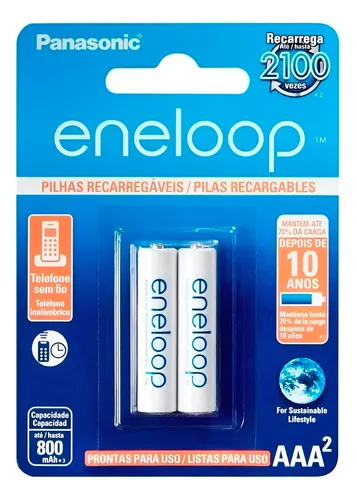 Imagem do produto PILHA 1,2V/800MAH (AAA) C/ 2 PANASONIC