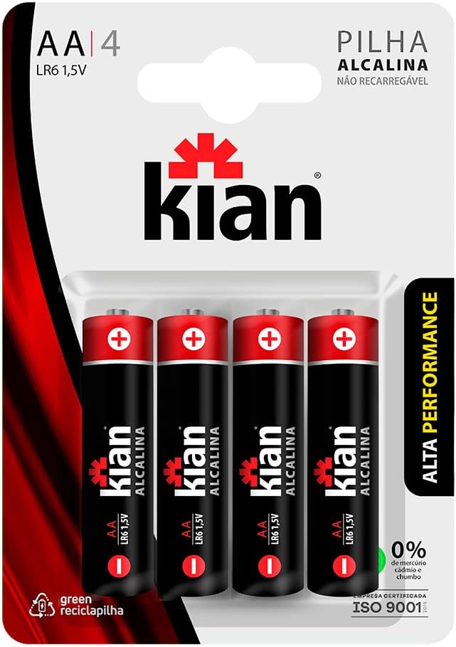 Imagem do produto PILHA ALCALINA (AA) C/04 UND