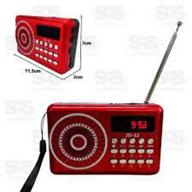 Imagem do produto RADIO PORTATIL MINI SPEAKER FM/USB