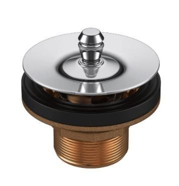 Imagem do produto VALVULA ESCOAMENTO LUXO P/ LAVATORIO/CUBA/BIDECROMADO