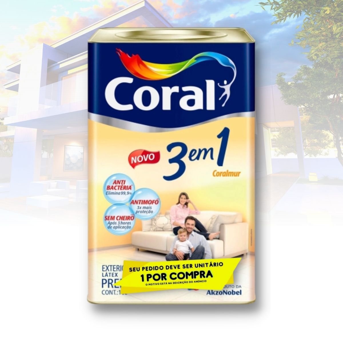 Imagem do produto 3 EM 1 BASE T 16L CORAL