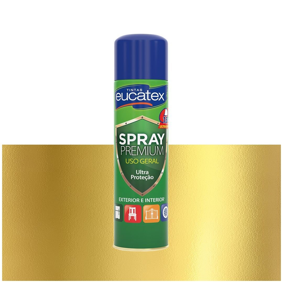 Imagem do produto SPRAY METALIZADO OURO 400ML EUCATEX