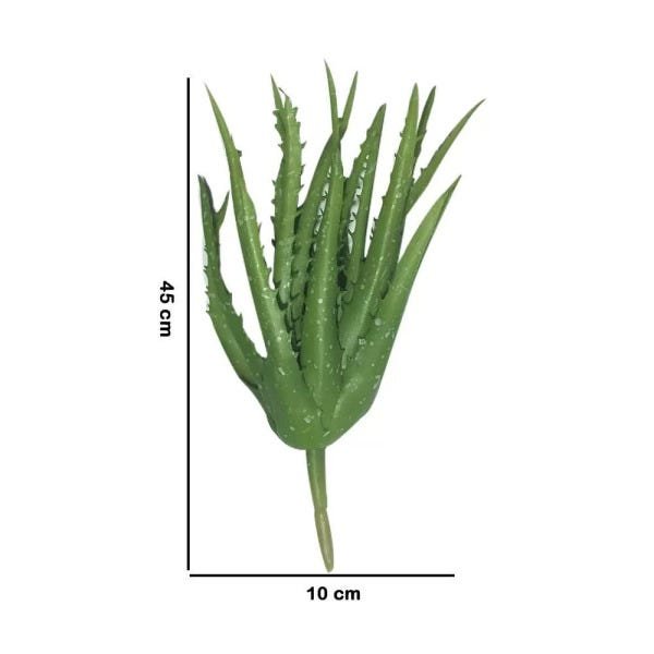 Imagem do produto SUCULENTA BABOSA C/PRINT VD/VM 24CM 35025-002 FLOR ARTE