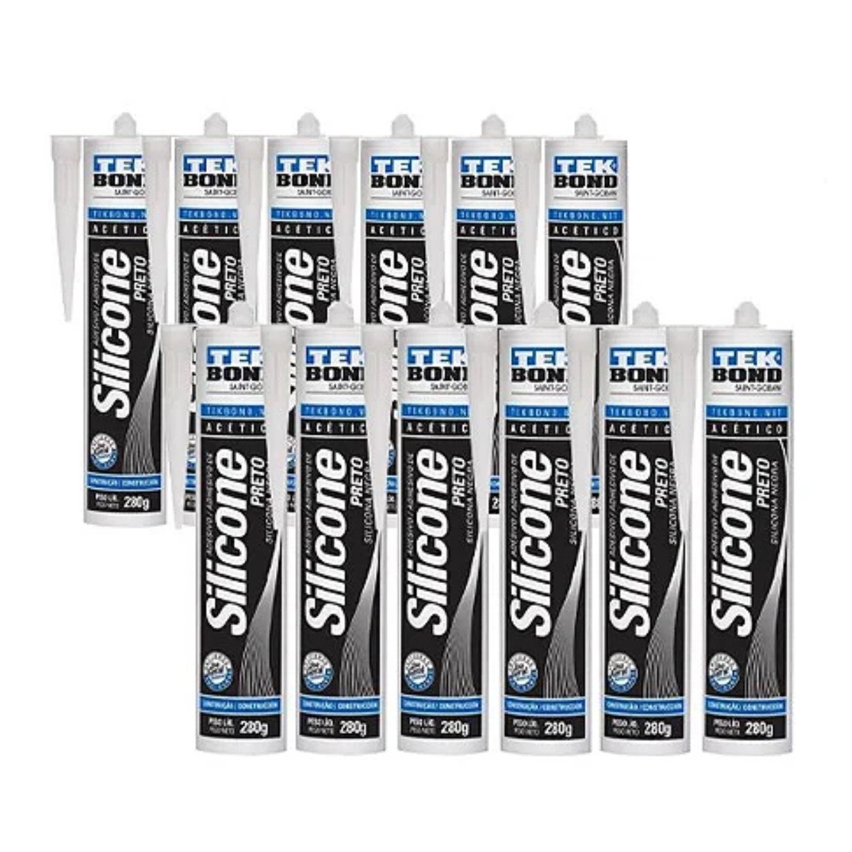 Imagem do produto ADESIVO SILICONE 280G PRETO TYTAN