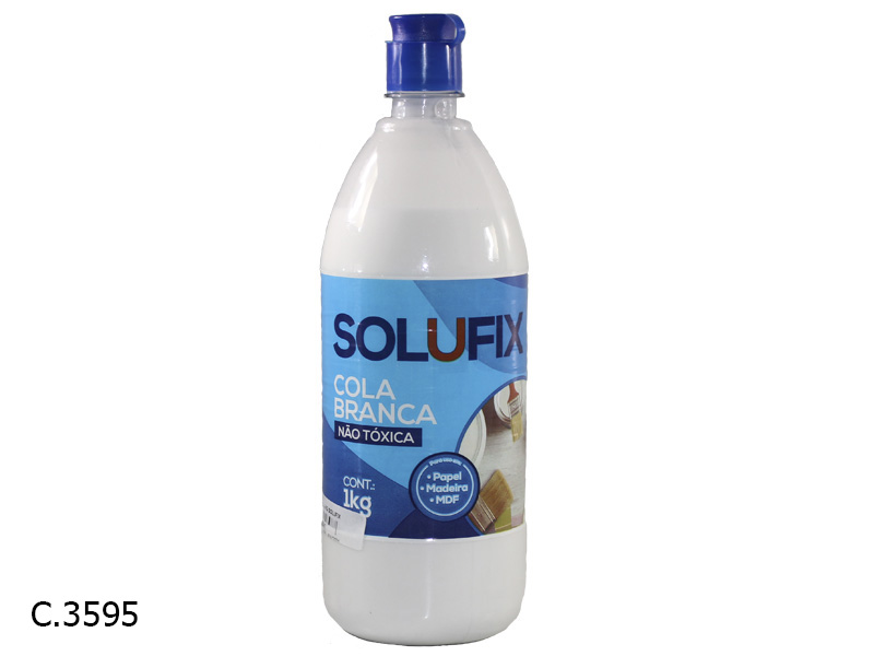 Imagem do produto COLA BRANCA 1 KG SOLUFIX SOLUT
