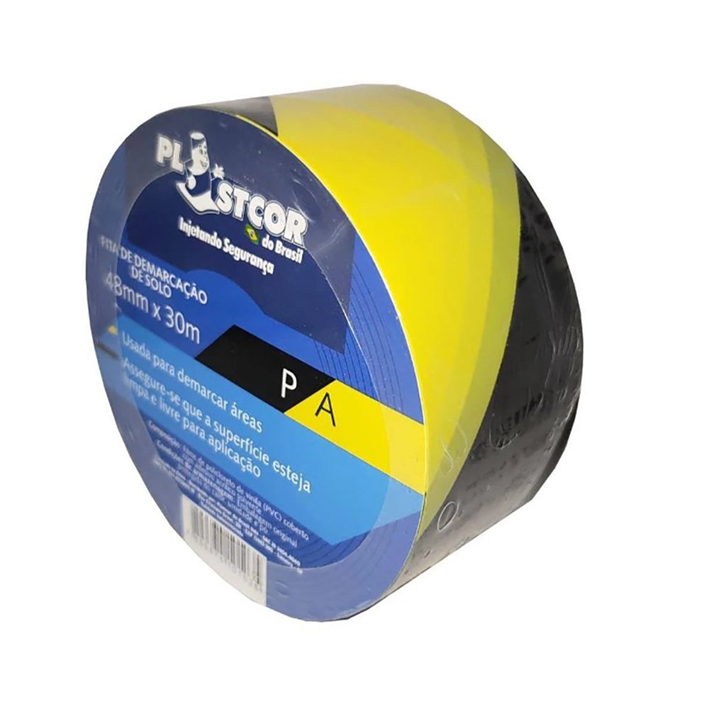 Imagem do produto FITA ZEBRADA PT/AM 100M