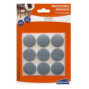 Imagem do produto PROTETOR ADESIVO EVA DESLIZANTE RED 30 MM 9PCS BEMFIXA