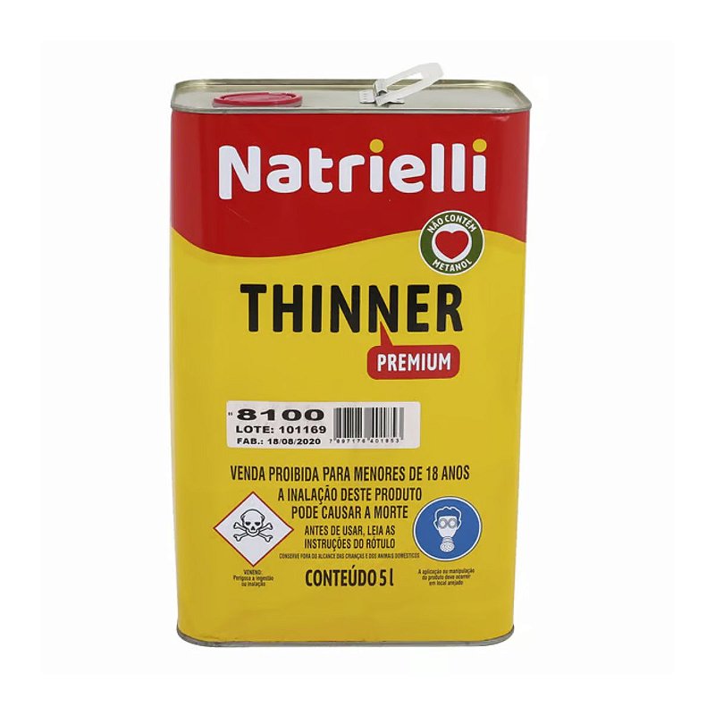 Imagem do produto THINNER ECONOMICA 5 LITROS PITBULL - NATRIELLI