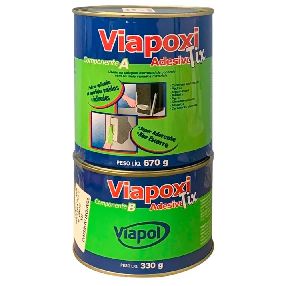 Imagem do produto VIAPOXI ADESIVO TIX 1 KG VIAPOL