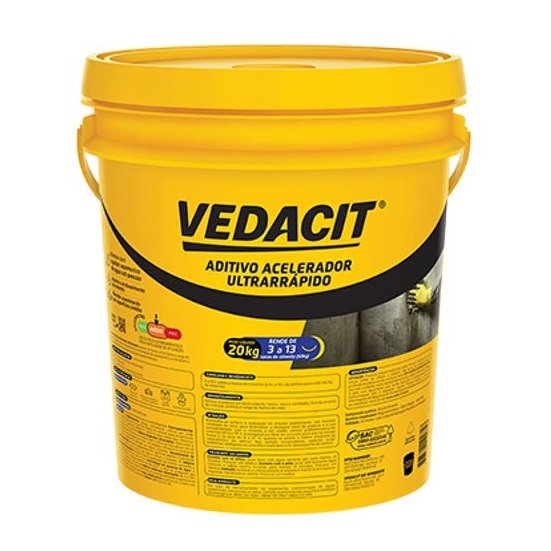 Imagem do produto ADITIVO ACELERADOR ULTRA 4KG (RAPIDISSIMO) VEDACIT