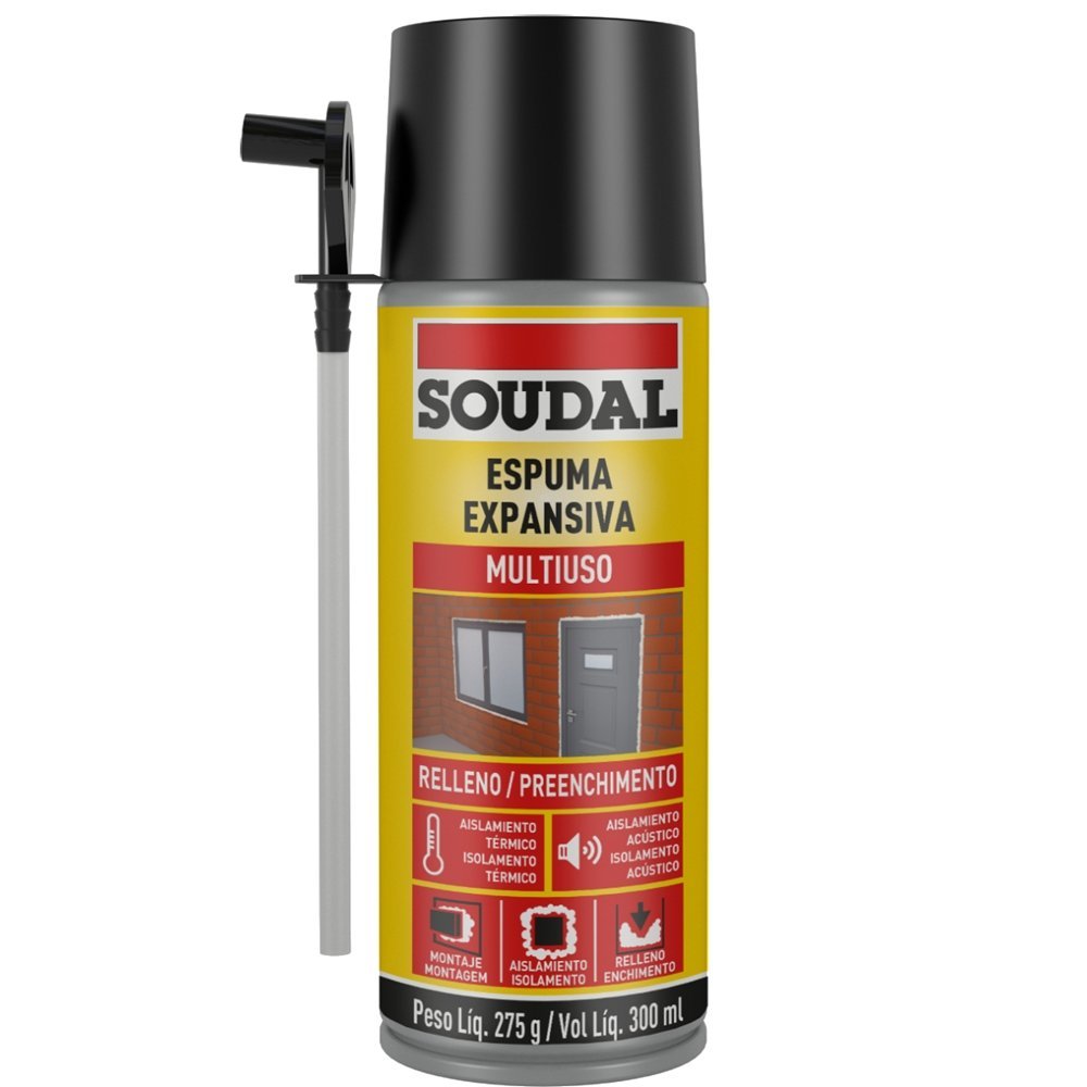 Imagem do produto ESPUMA EXPANSIVA PRO FOAM PU 500ML 340G SOUDAL