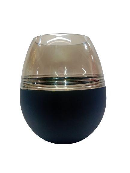 Imagem do produto VASO DE VIDRO DECOR PRETO 38674-100 GRILLO