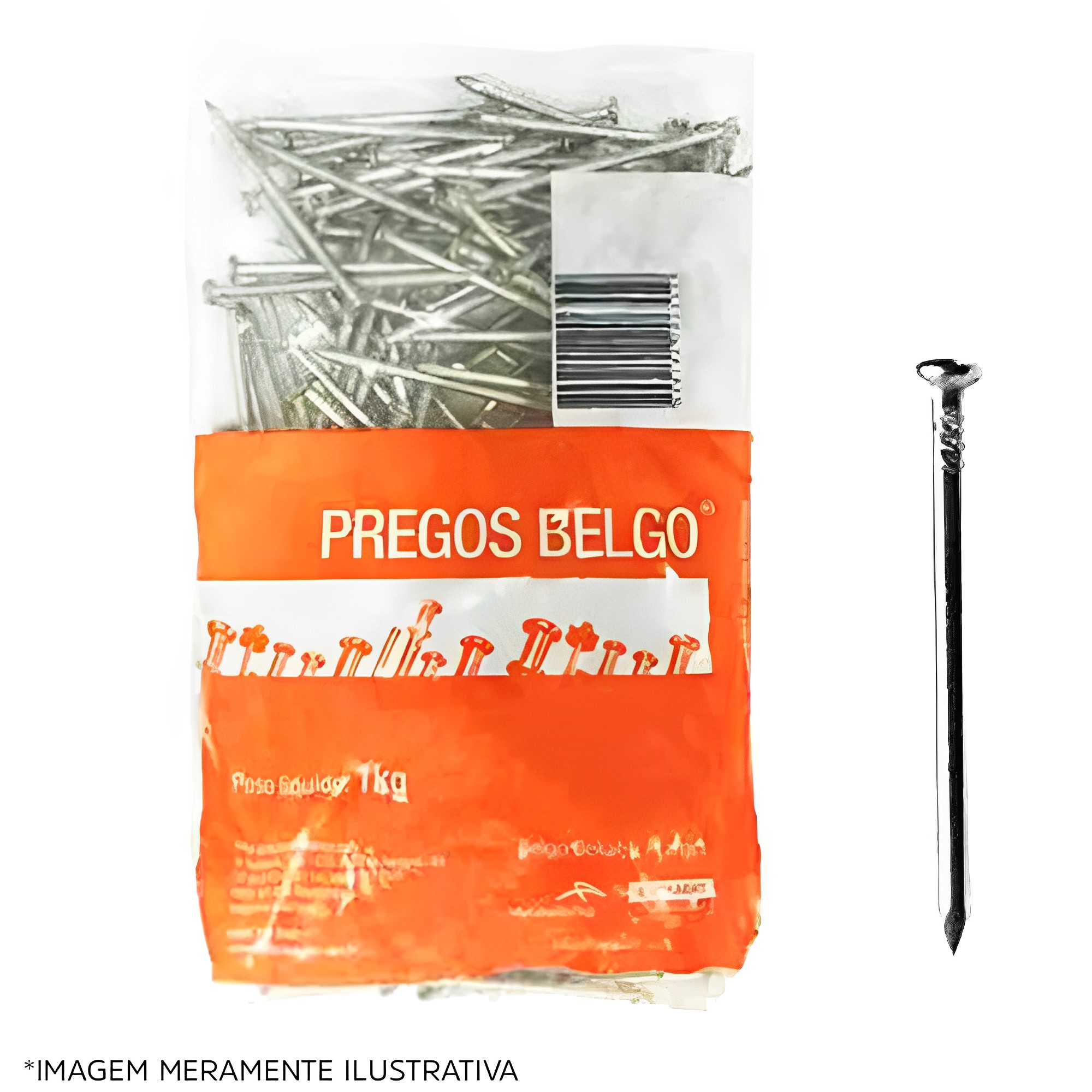Imagem do produto PREGO 8X10 C/CAB 1KG BELGO