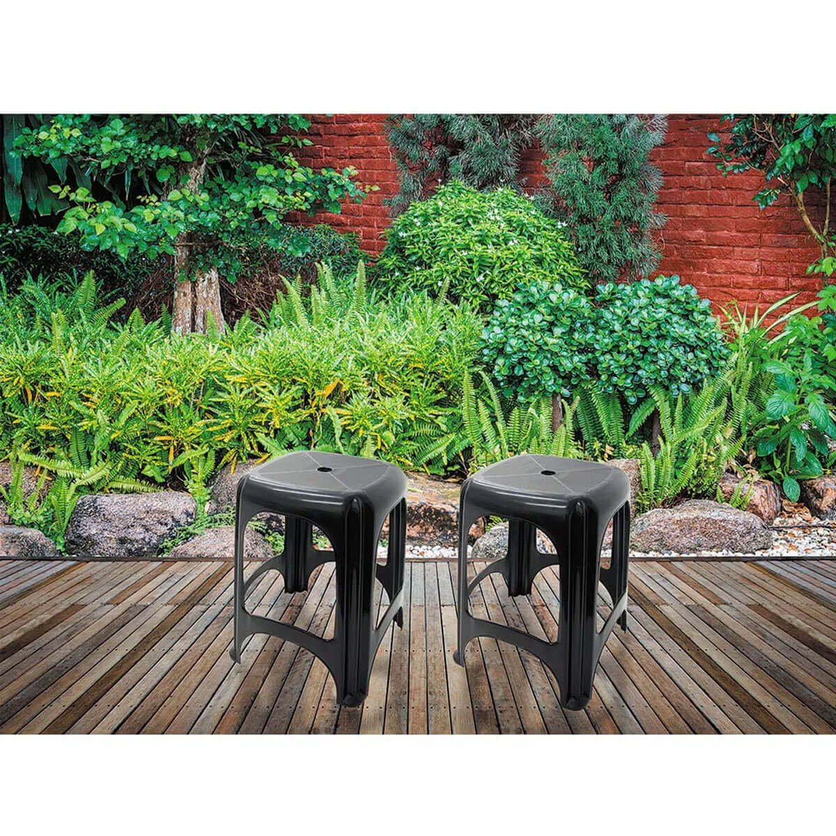 Imagem do produto BANQUETA NITEROI PR TRAMONTINA