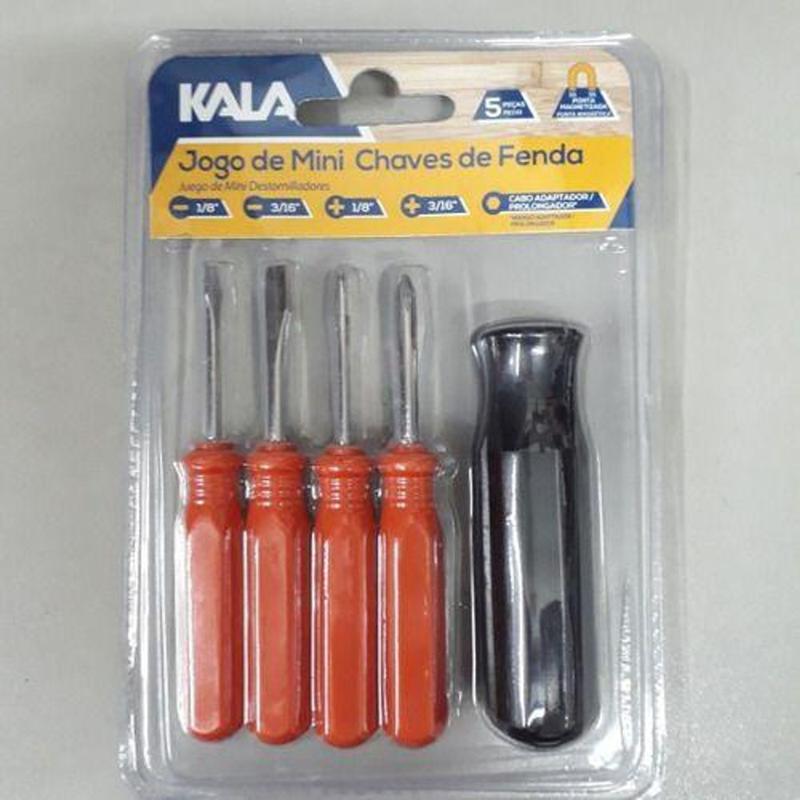 Imagem do produto JOGO CHAVE FENDA 5 PECAS KALA