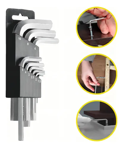 Imagem do produto JOGO CHAVES HEXAGONAIS 9 PC 41409209 TRAMONTINA