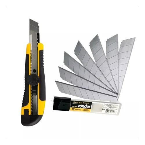 Imagem do produto LAMINA ESTILETE 18MM C/10 VONDER