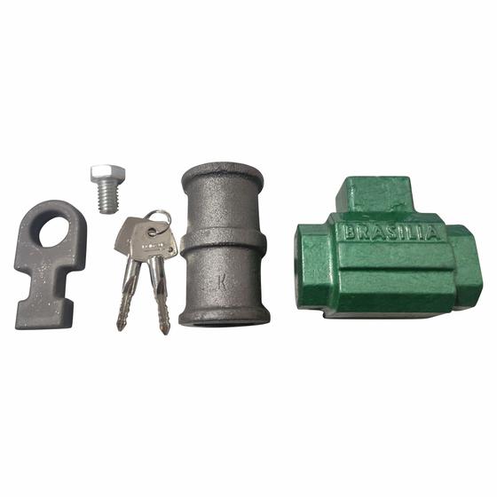 Imagem do produto CADEADO PORTA ACO CHAVE TETRA 102 - BRASILIA