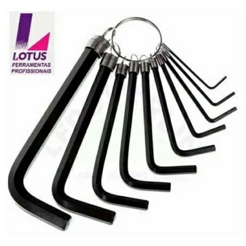 Imagem do produto JOGO CHAVE ALLEN 13 PCS LONGA 1,27-10MM REF8764 LOTUS