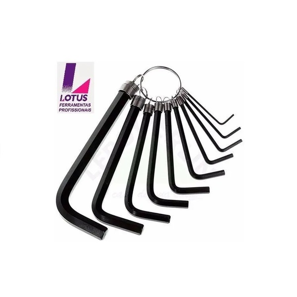 Imagem do produto JOGO CHAVE ALLEN 8 PCS TIPO CANIV REF5211 LOTUS