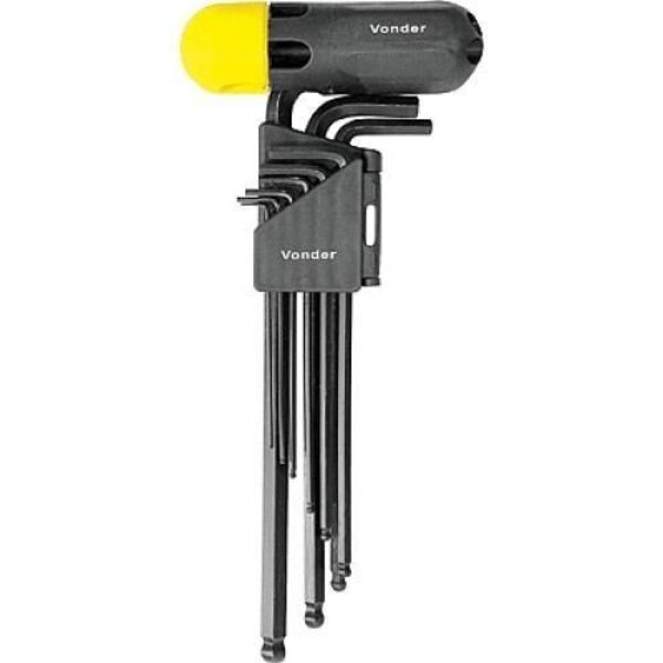 Imagem do produto JOGO CHAVE ALLEN 8PCS 2 A 10MM VONDER
