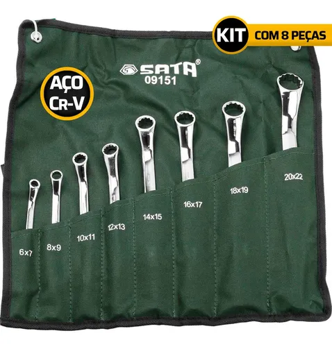 Imagem do produto JOGO CHAVE ESTRELA 8 PC 6A22M PRATIK