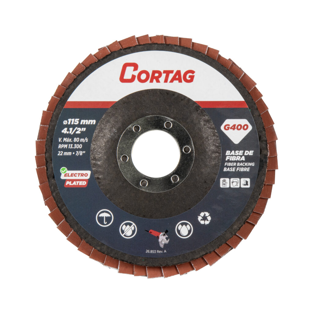 Imagem do produto DISCO FLAP 4.1/2 ACO G40 CORTAG