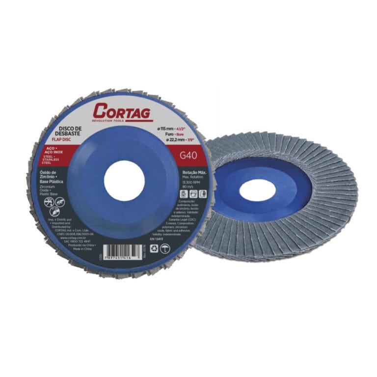 Imagem do produto DISCO FLAP 4.1/2 ZIRCONIA G60 CORTAG