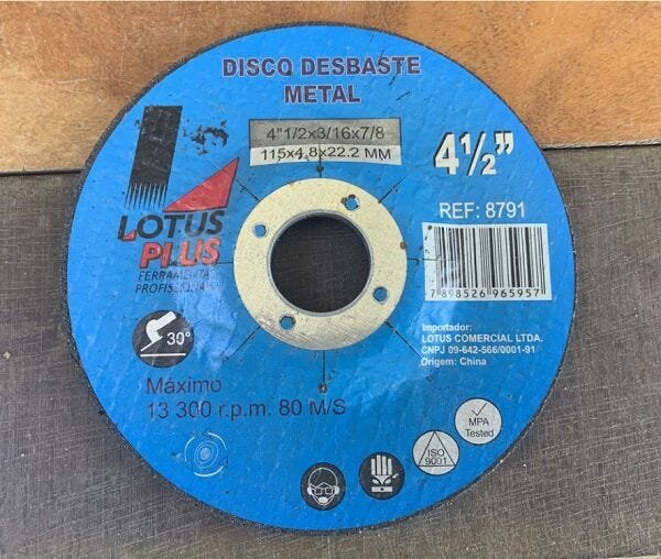 Imagem do produto DISCO DESBASTE 4.1/2X3/16X22.2 8791 LOTUS