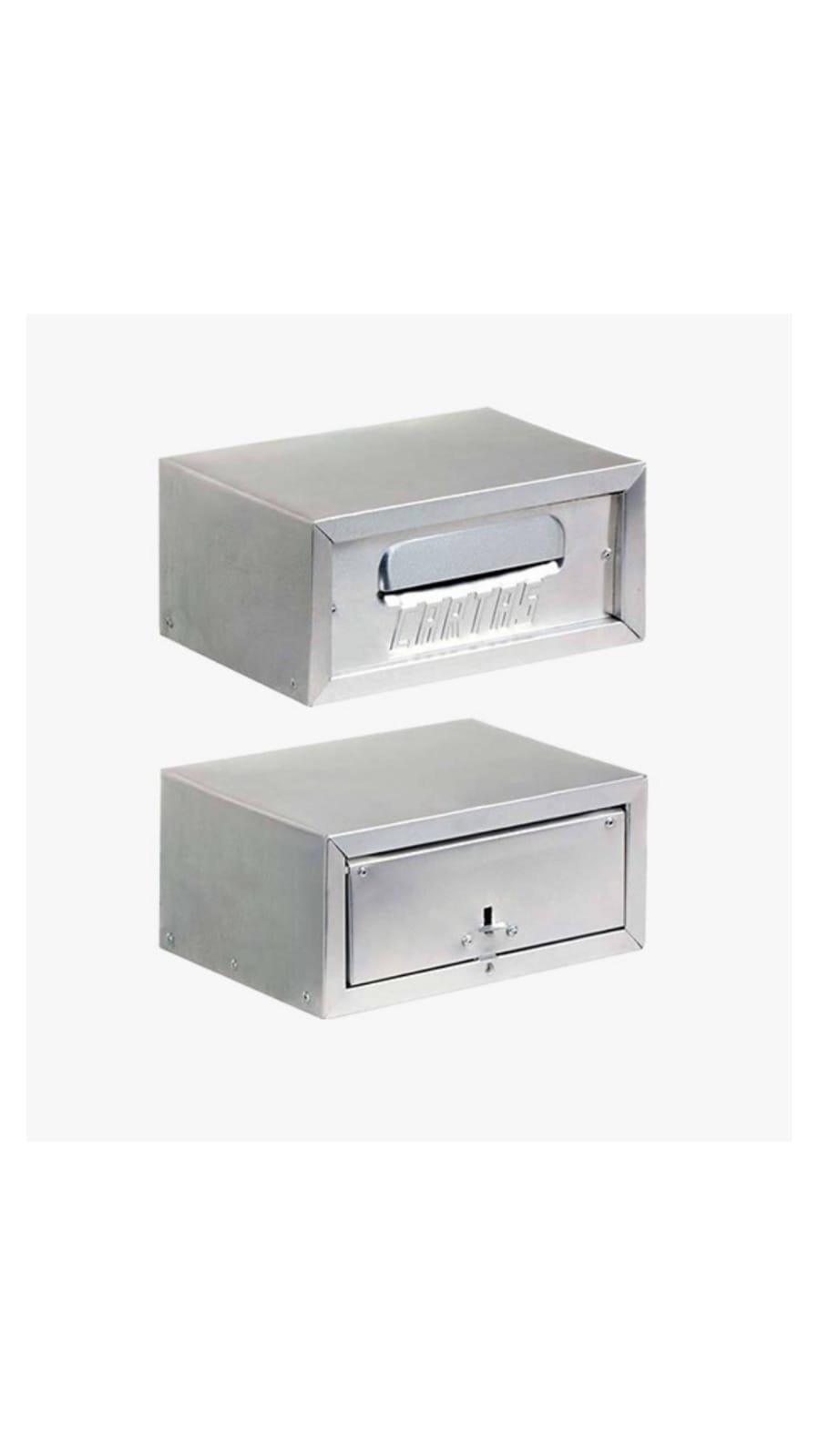 Imagem do produto CAIXA CORREIO IGREJA GD ALUMINIO METAL CARTAS