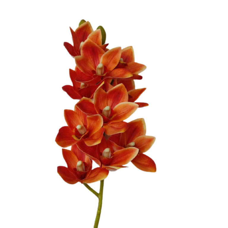 Imagem do produto ORQUIDEA CYMBIDIU REAL TO X10 LARANJ 75CM 39311-006 FLORARTE