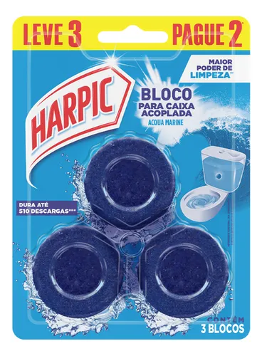 Imagem do produto BLOCO PARA CAIXA ACOPLADA C/ 2UN HARPIC