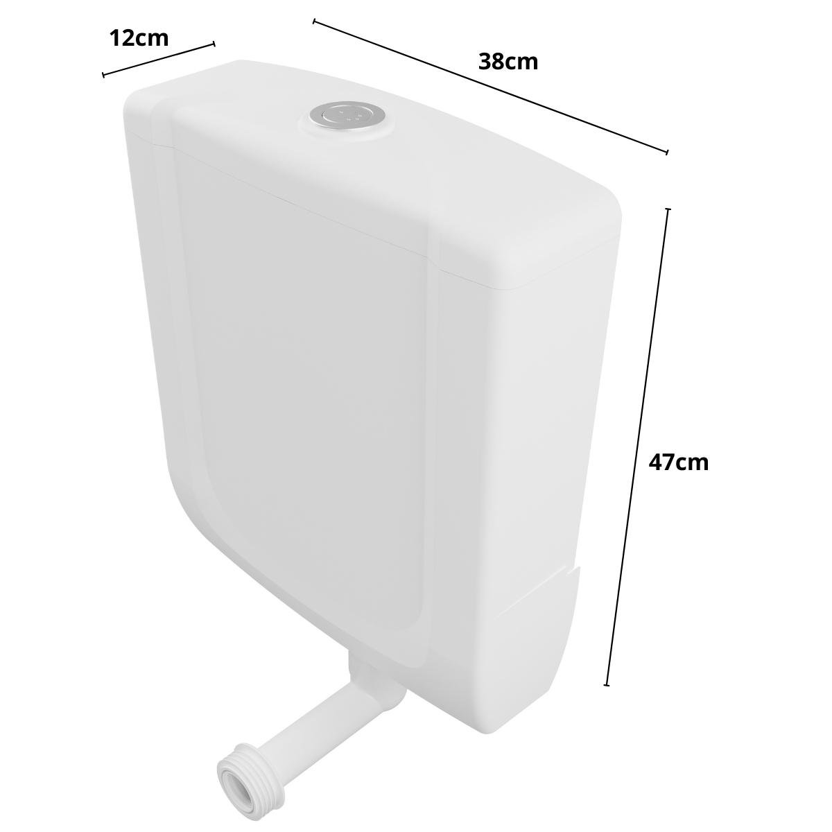 Imagem do produto CAIXA DE DESCARGA BAIXA C/ DP ACION. 3 E 6L ASTRA