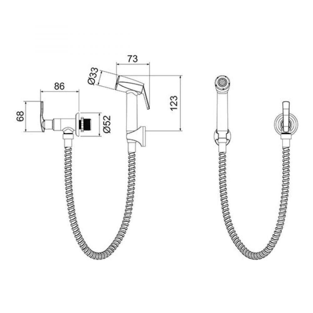 Imagem do produto DUCHA HIGIENICA C-FLEX.1,20 REF1984 C42 LORENZETTI