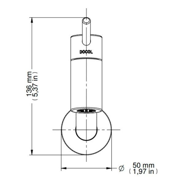 Imagem do produto TORNEIRA LAVATORIO PAREDE CURTA 610806 LOGGICA DOCOL
