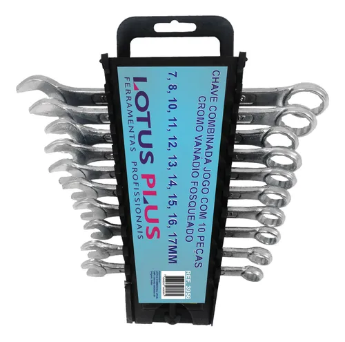 Imagem do produto JOGO CHAVES COMBINADAS 10PCS REF 3956 LOTUS