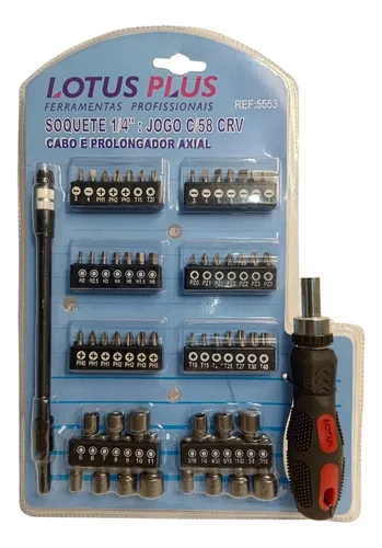 Imagem do produto JOGO SOQUETES C/ 58 PCS REF 5553 LOTUS